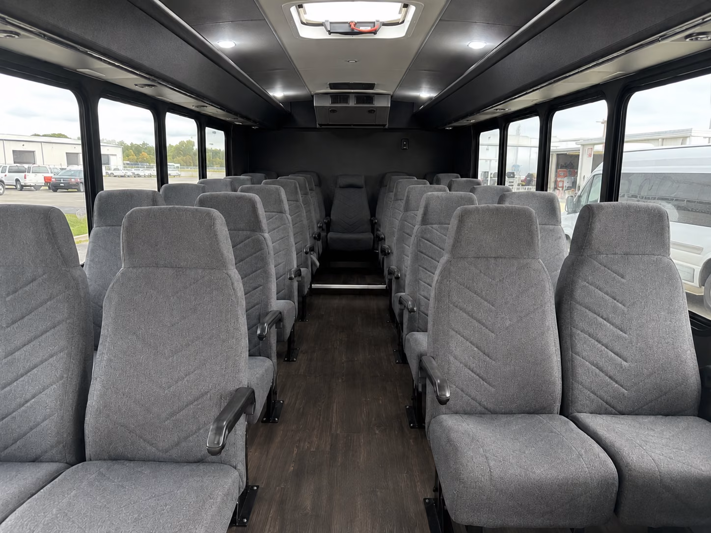 tamarac 15 passenger minibus inside