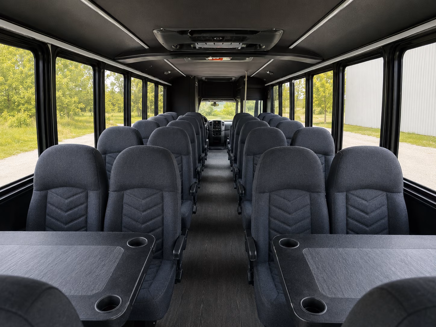 tamarac 15 passenger minibus interior