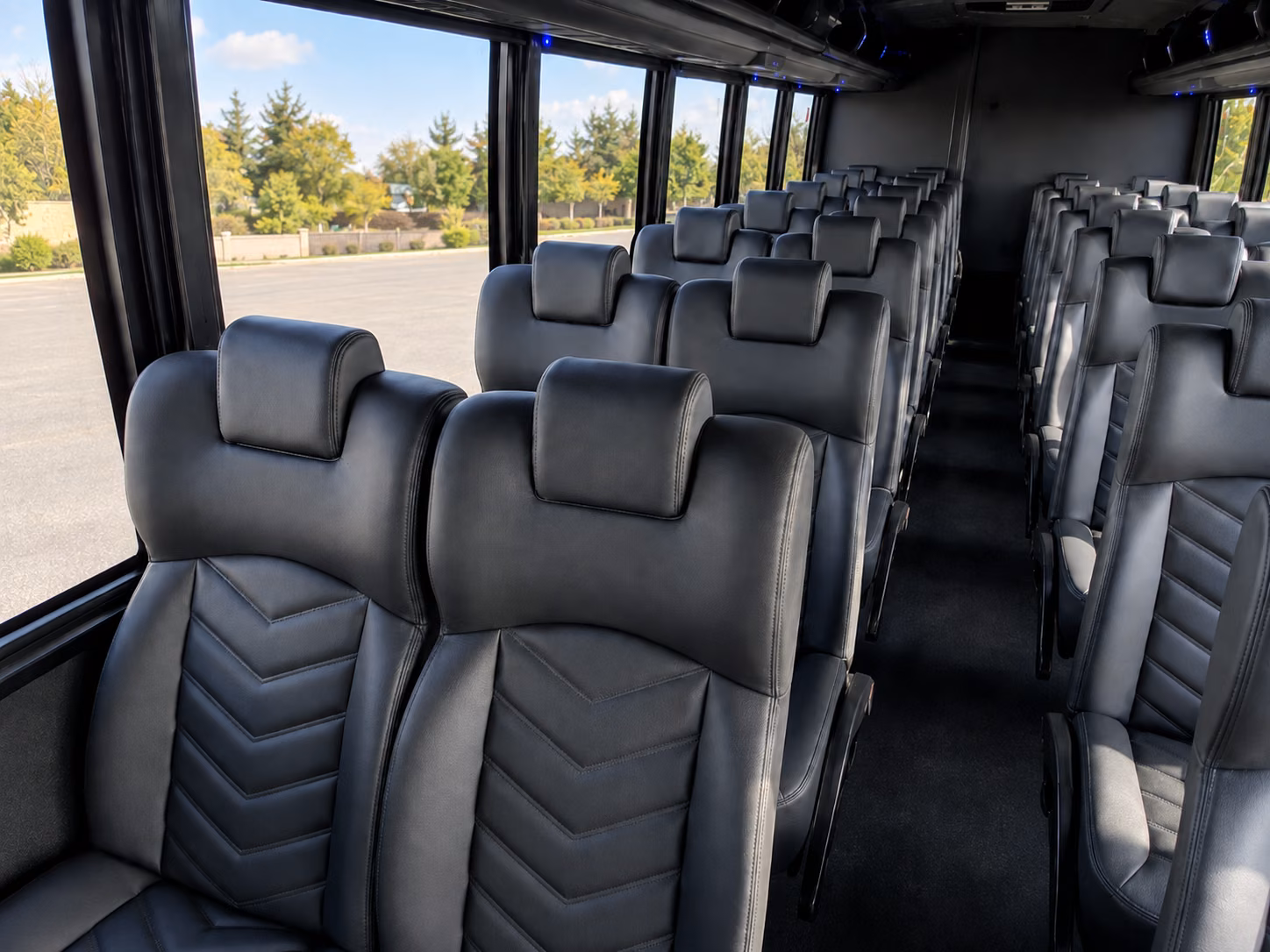 tamarac 20 passenger minibus inside