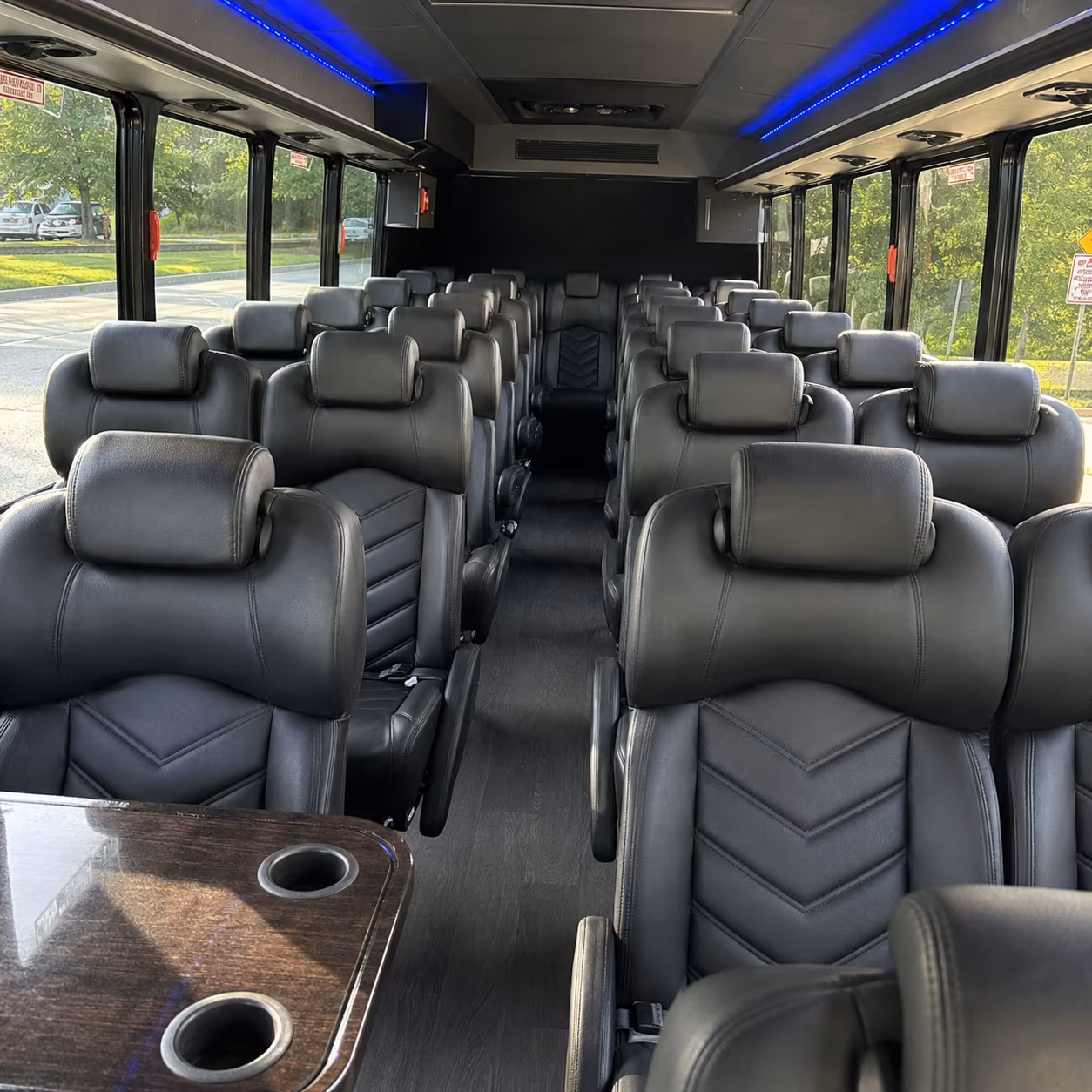 tamarac 25 passenger minibus inside