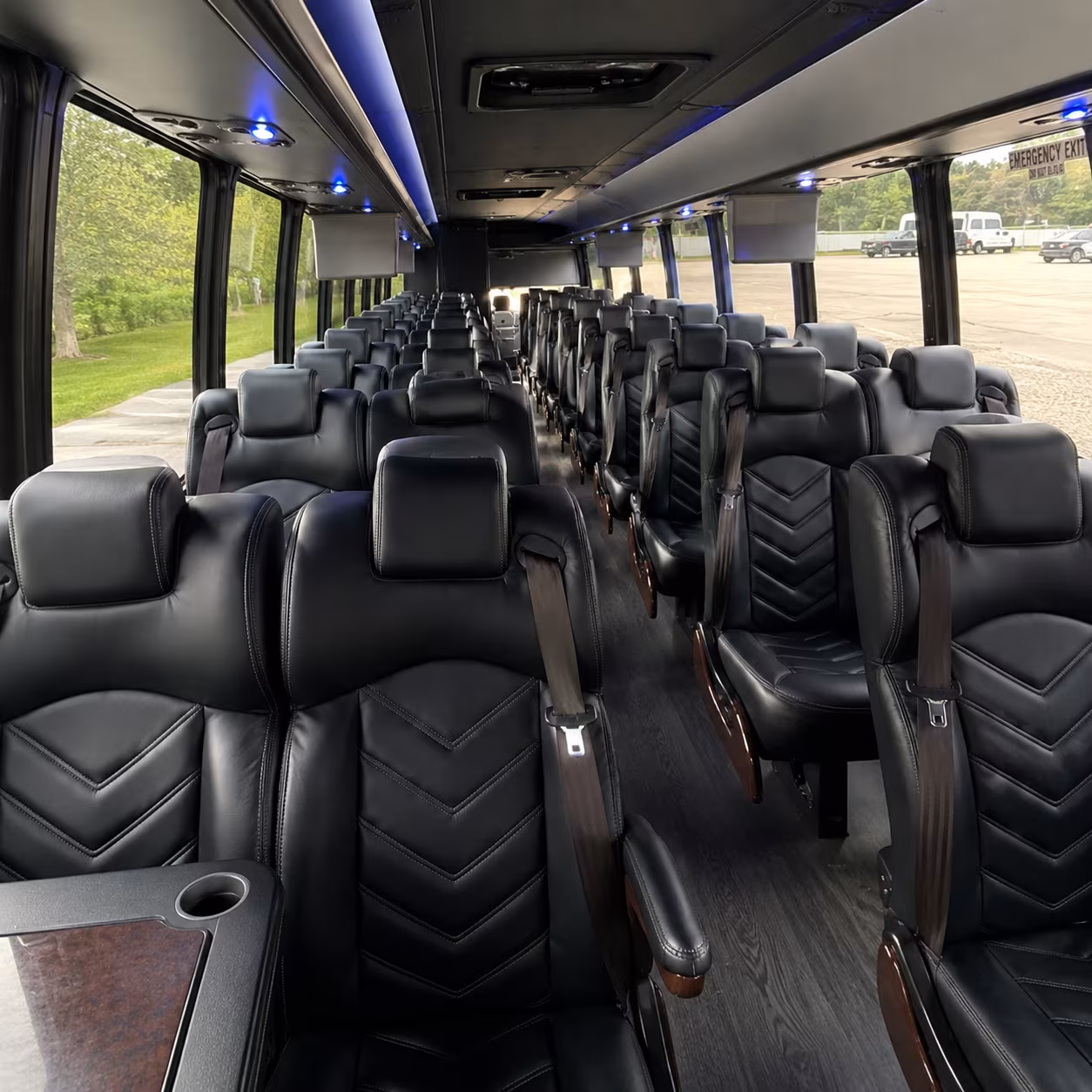 tamarac 28 passenger minibus inside