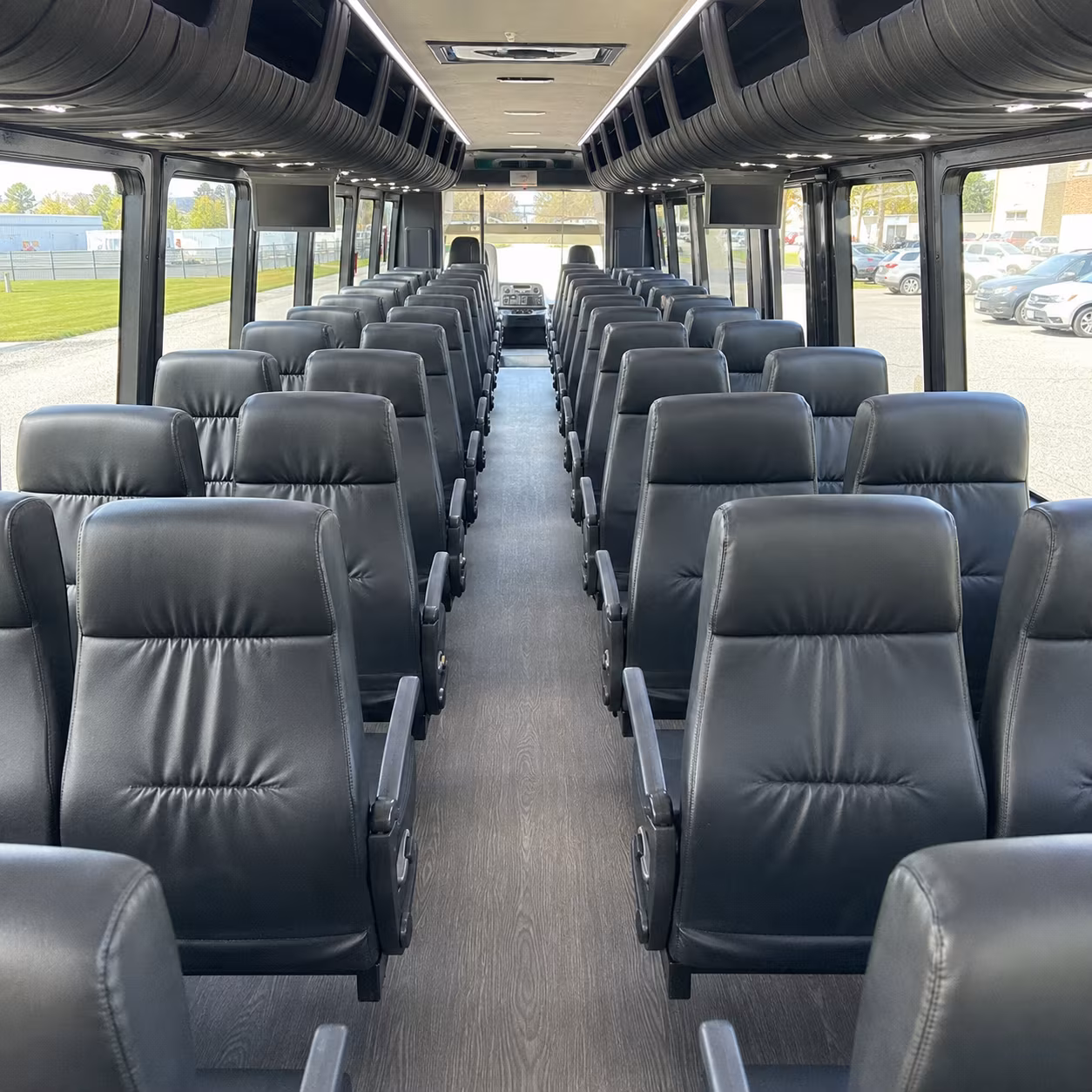 tamarac 28 passenger minibus interior