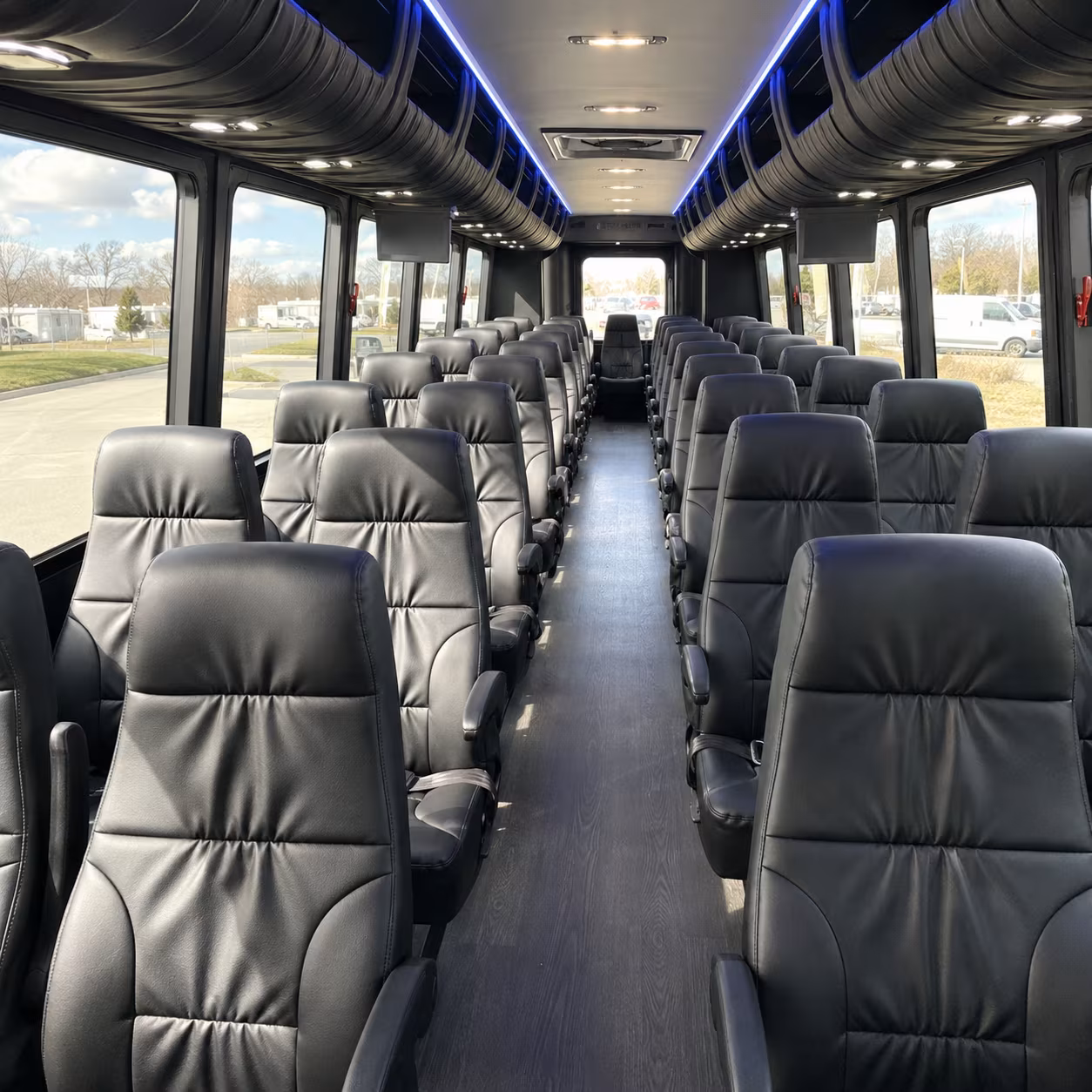 tamarac 30 passenger minibus inside