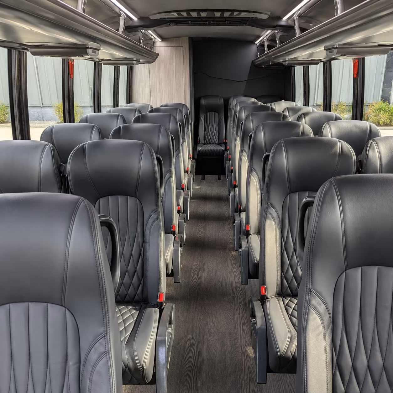 tamarac 35 passenger minibus inside