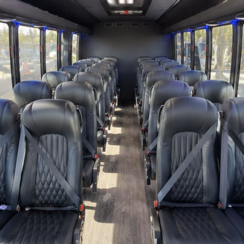 tamarac 35 passenger minibus interior