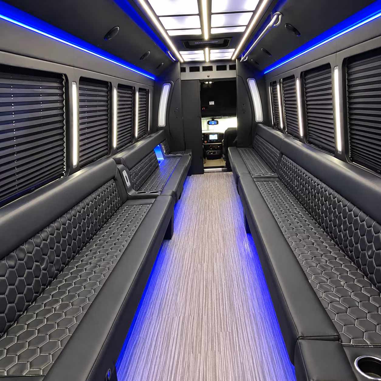 tamarac party bus rental interior