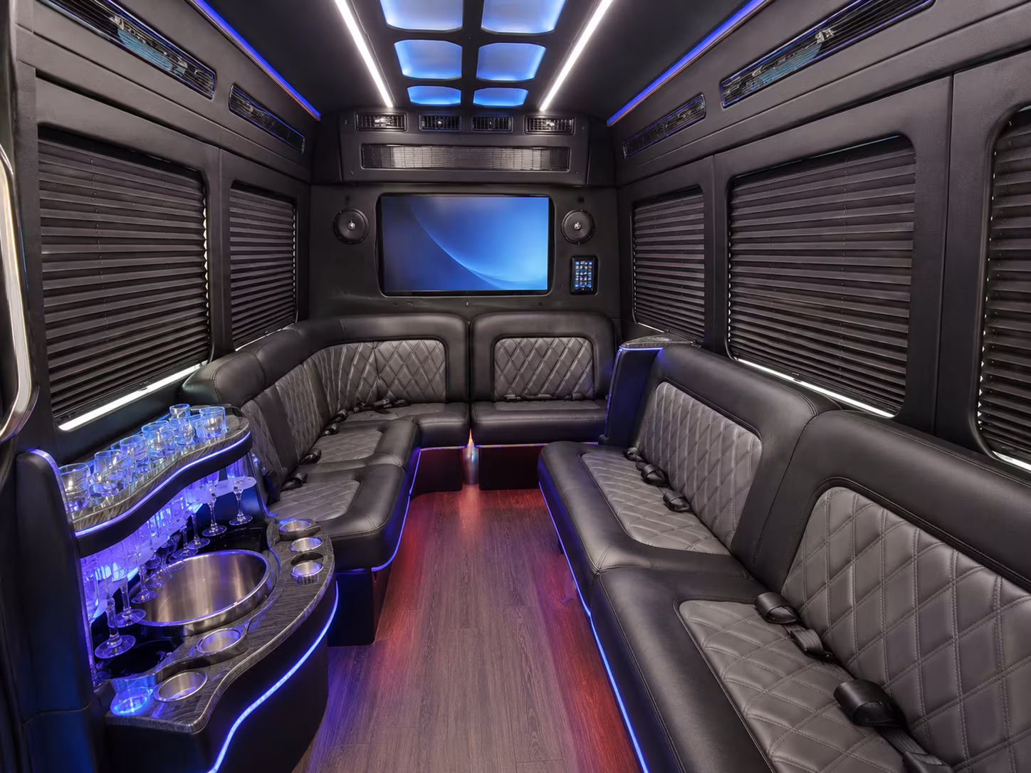 tamarac sprinter limousine inside